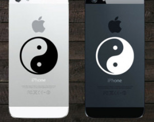 Yin Yang Iphone Decal Stic Ker