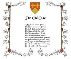 knight's oath | The Knight's Code More