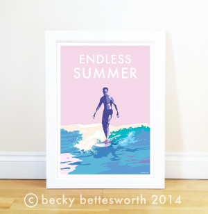 endless summer £ 12 50 endless summer a4 print £ 12 50 endless ...
