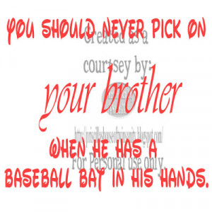 You Should Never Pick Your...