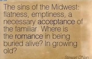 The Sins Of The Midwest, Flatness, Emptiness, A Necessary Acceptance ...