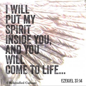 Ezekiel 37:14: Ezekiel Bible, Inspiration Messages, Praise The Lord ...
