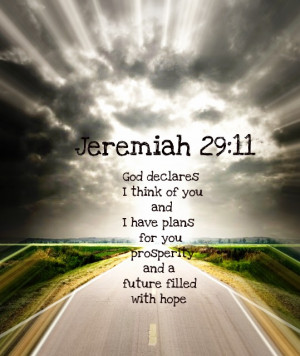 Inspirational Bible Verses Wallpaper – Jeremiah 29:11 – God Has ...