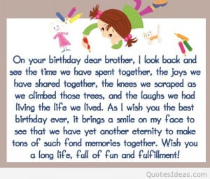 Happy birthday to all brothes around the world!