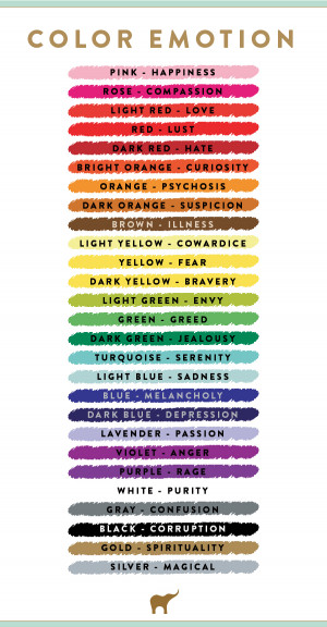 color theory on emotions is creative inspiration for us. Get more ...