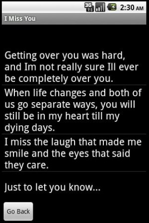 miss-you for android screenshot