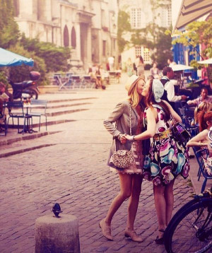 Blair and Serena in Paris