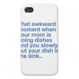 Funny Quote Products iPhone 4 Covers
