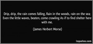 James Herbert Morse Quote
