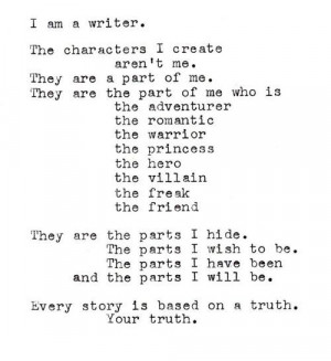 am a writer.