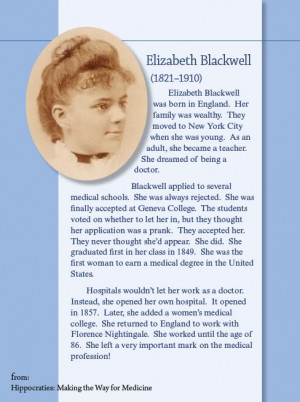 Quotes by Elizabeth Blackwell