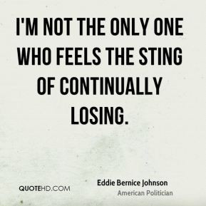 Eddie Bernice Johnson - I'm not the only one who feels the sting of ...