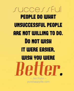 Success Quote: Successful people do what unsuccessful people are not ...