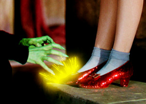 ... Wizard of Oz - The Ruby Slippers Repel the Wicked Witch of the West
