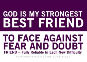 He is my best friend