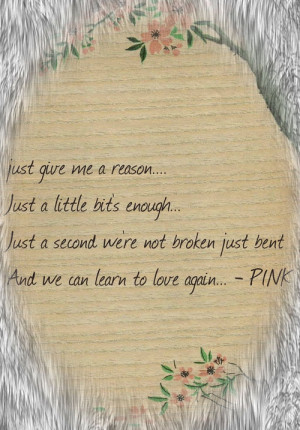 quotes pink song love