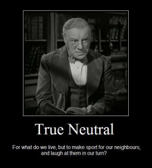True Neutral /Mr Bennet (Edmund Gwenn, 1940)