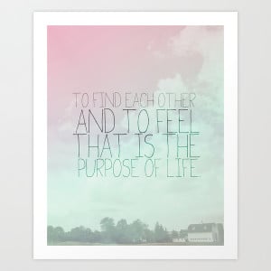 art print the secret life of walter mitty the purpose of life quote ...