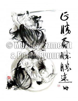 The painting “The spirit of martial arts” was created for the ...