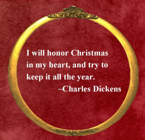 Christmas Quote:Dickens
