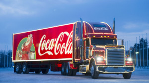 Coca Cola Christmas Truck, Full HD wallpaper, 1080p