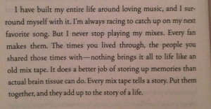 Love is a mixtape quote