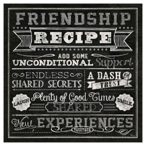 Friendship recipe