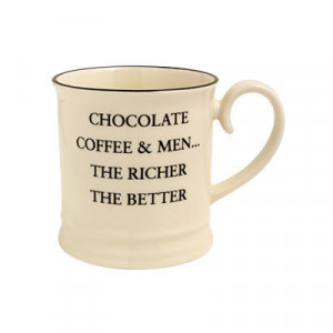Home - Fairmont and Main - Quips & Quotes Mug Chocolate, Coffee & Men