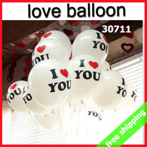 FREE SHIPPING romantic balloon sweet heart will you marry me I LOVE U ...