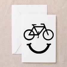Funny Funny mountain bike Greeting Card