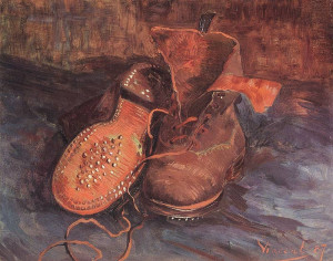Pair of Shoes by Vincent van Gogh