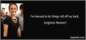 More Leighton Meester Quotes