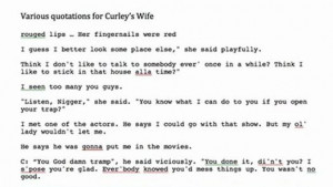 curley 39 s wife quotes