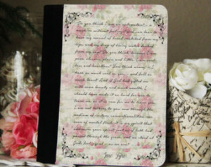 Jane Eyre Quote iPad 2,3,4, iPad M ini, Leather Canvas and Suede ...