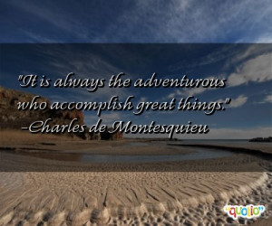 Adventurous Quotes