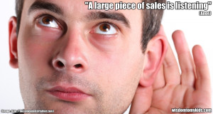 Inspirational Business Quotes About Sales and Listening