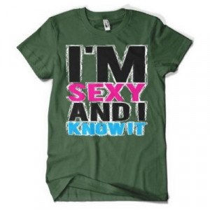 Cybertela) I'm Sexy And I Know It Men's T-shirt LMFAO Music Tee