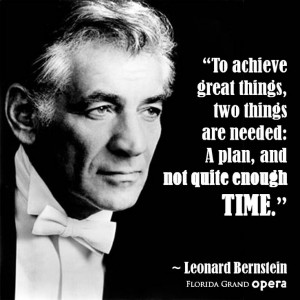 Leonard Bernstein, music quote