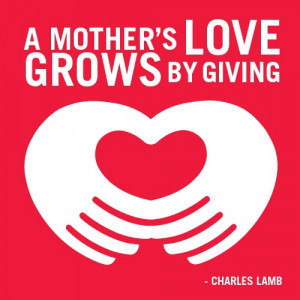 Love grows by giving