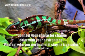 Changing Colour Quote || “Don’t let your character change color ...