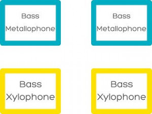 Mrs. Q's Music Blog: Freebie: Barred Instrument Labels