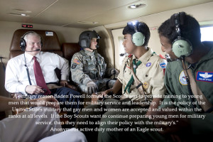 ... Force activity at a Boy Scout Jamboree. Quote from a Daily Kos diary