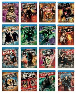 Book Cover Bluray Set... The Big Lebowski, The Chronicles of Riddick ...