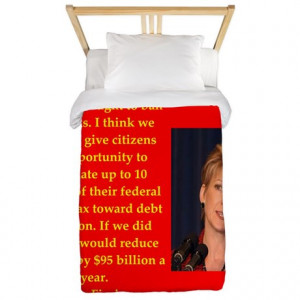 2016 Gifts > 2016 Bedroom Décor > carly fiorina quote Twin Duvet