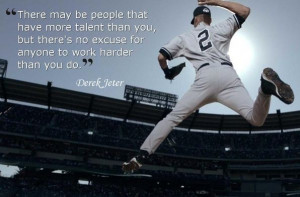 Hard, Baseball Quotes, Derek Jeter, Basebal Quotes, Motivation Quotes ...