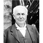 by: Thomas Alva Edison, American inventor and businessman tagged as ...