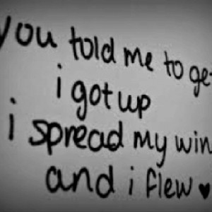 You gave me a reason to fight...Eminem-