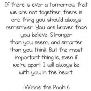 Winnie the pooh was such a smart bear!