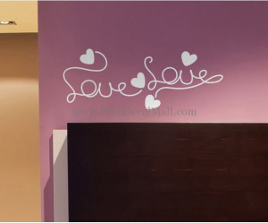 Love Mini Quote Wall Decals