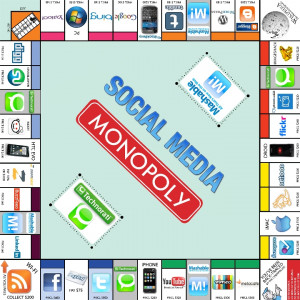 ... beliebte Brettspiel Monopoly in der inoffiziellen Social Media Edition